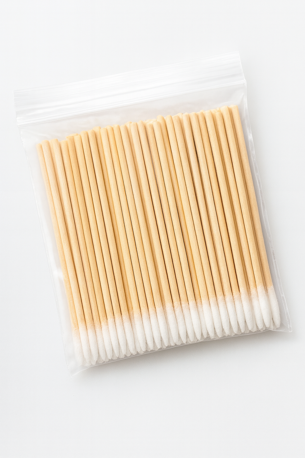 1000 Palitos com Algodão – Limpeza e Alinhamento para Henna, Micropigmentação, Unhas e Boca