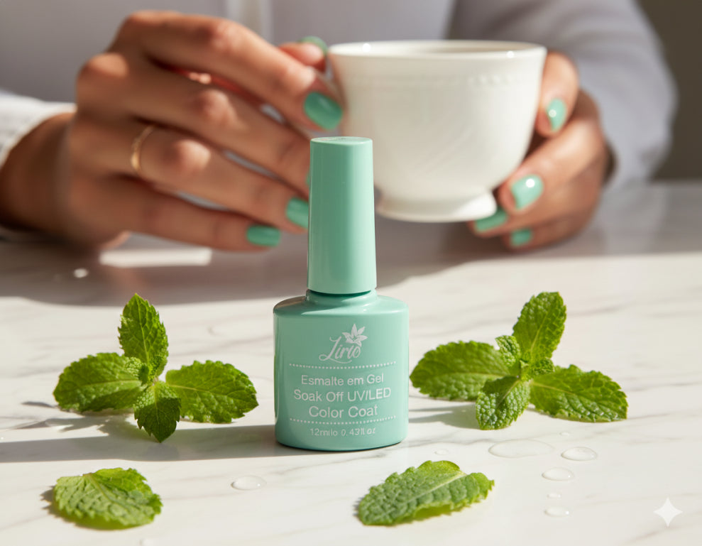 Kit com 12 Esmaltes em Gel Lírio – Secagem UV/LED, Coleções para Manicure e Pedicure