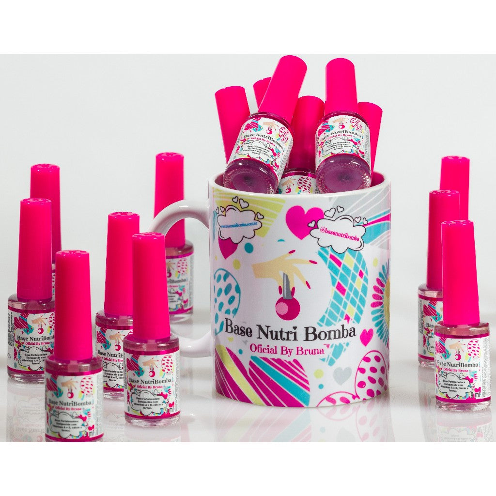 Fortalecedor de unhas - NutriBomba. KIT COM 2 BASES.