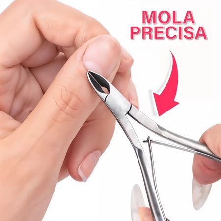 Kit 5 Alicate De Cutícula Unha Manicure PROFISSIONAL Original Lâminas Em Aço Inox 777