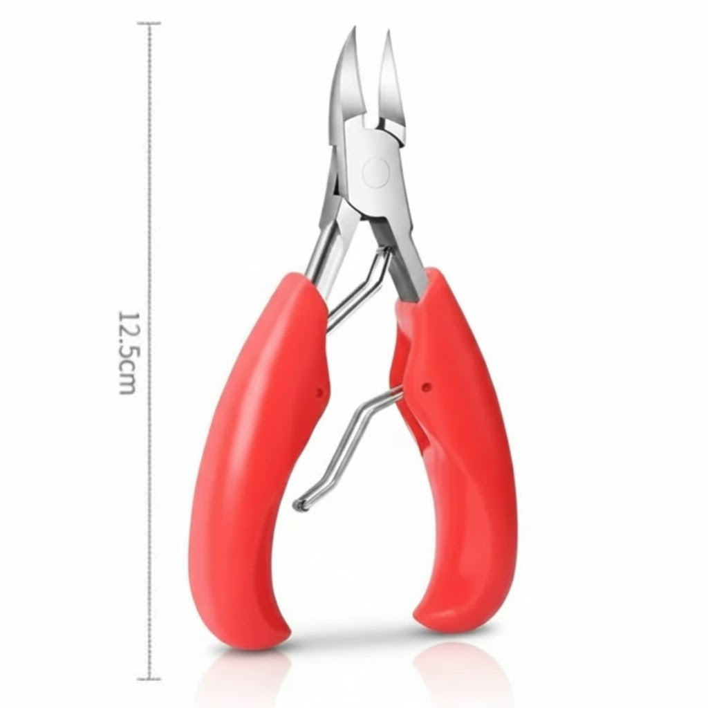Alicate Profissional 2 Molas – Corte de Unhas dos Pés, Uso com Esmalte e Amolecedor de Cutícula