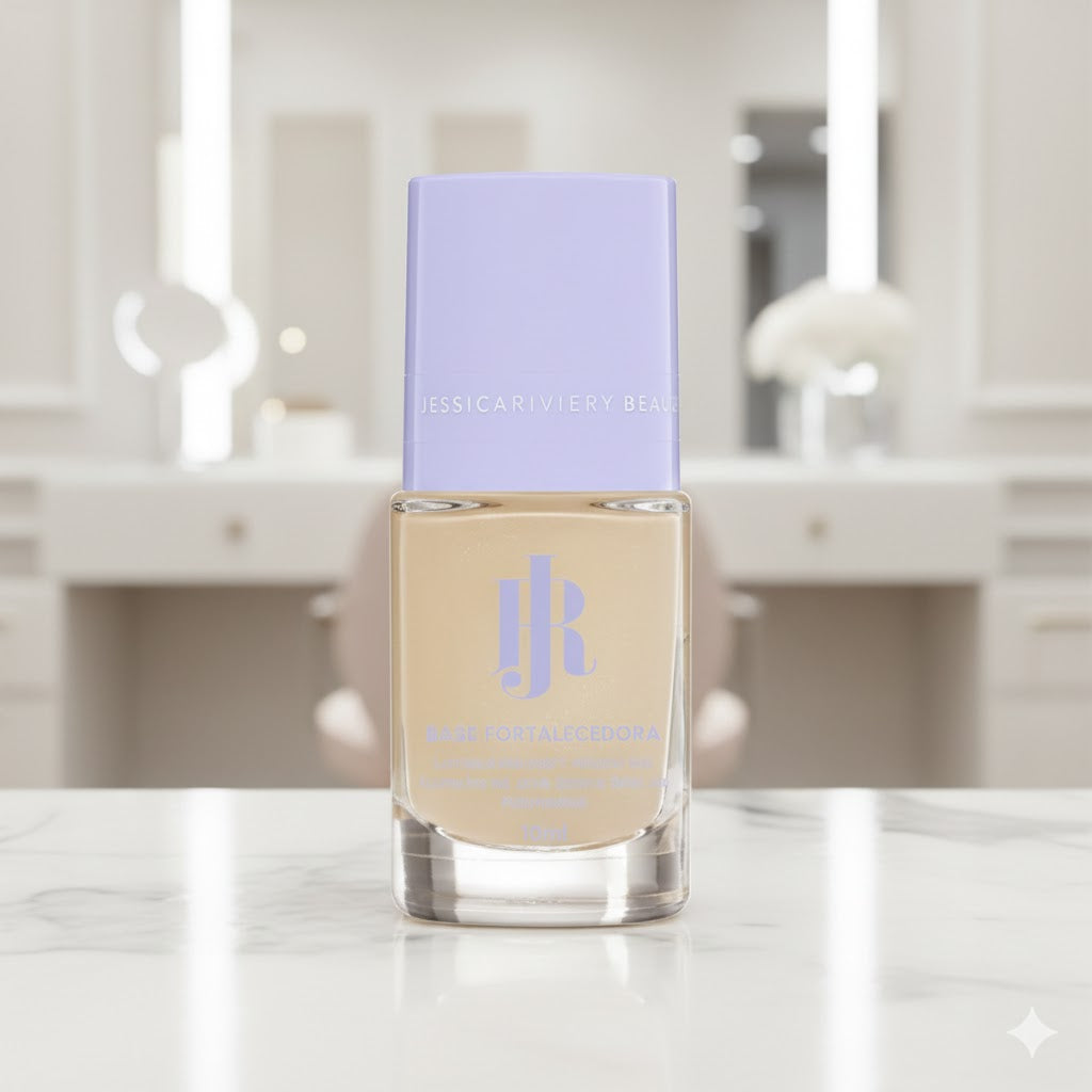 BASE FORTALECEDORA DE UNHAS (JÉSSICA RIVIERY BEAUTY) - Crescimento e fortalecimento das unhas