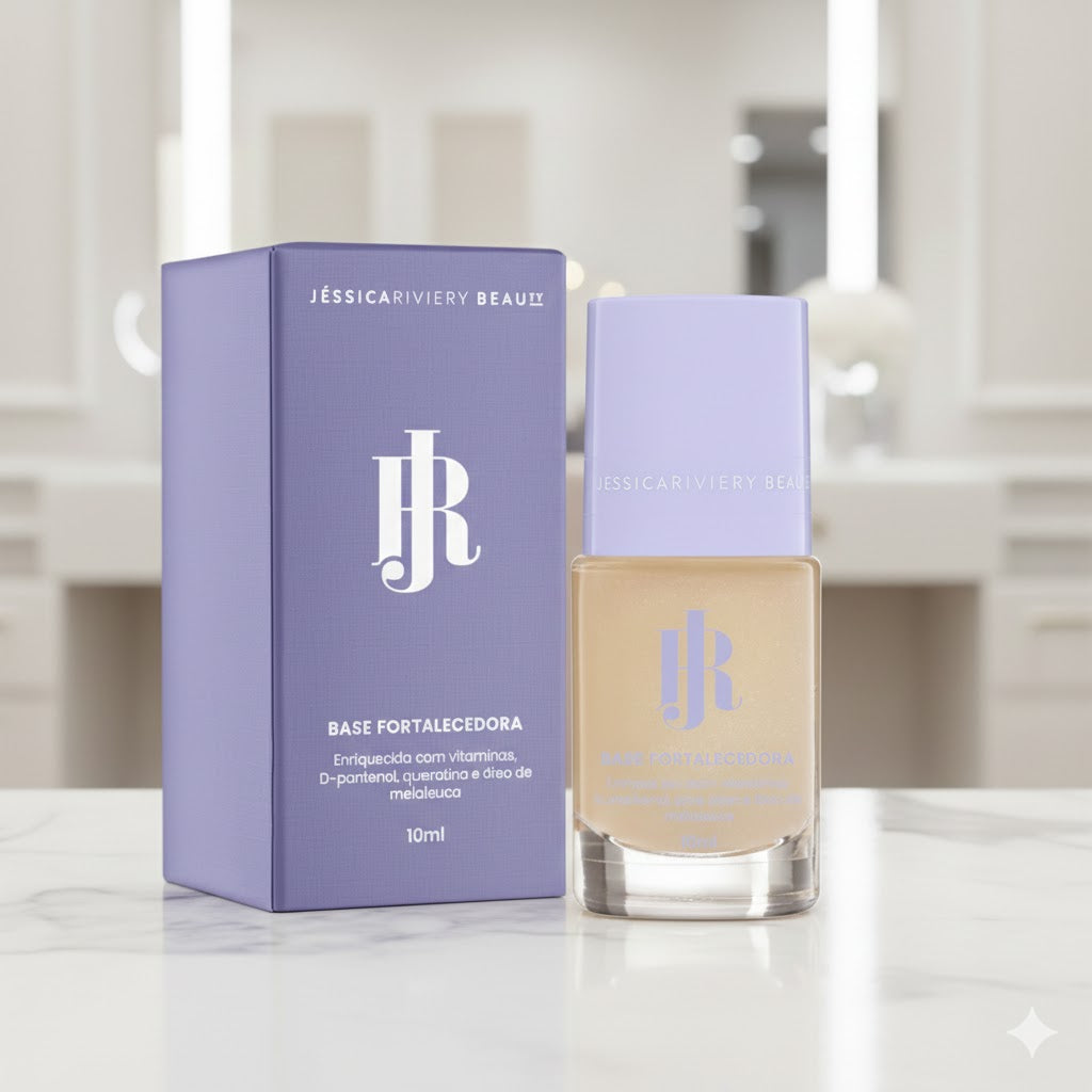 BASE FORTALECEDORA DE UNHAS (JÉSSICA RIVIERY BEAUTY) - Crescimento e fortalecimento das unhas
